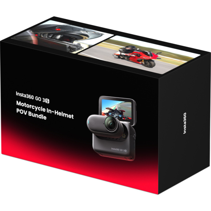 Camera de actiune Insta360 Go 3S Motorcycle In-Helmet POV Bundle [5]