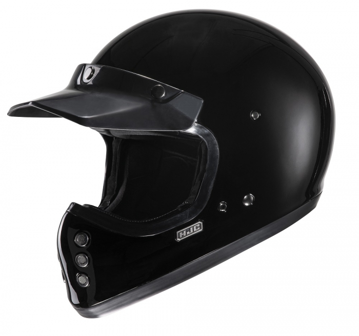 Casca retro off road HJC V60 Solid  [3]
