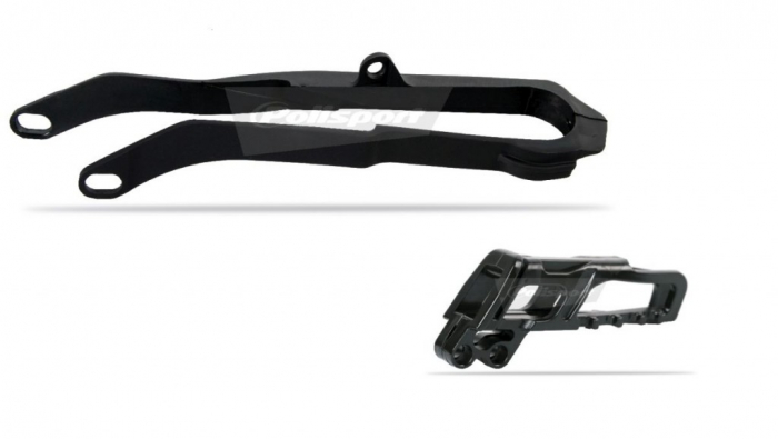 Chain guide / slider kit POLISPORT Negru [1]