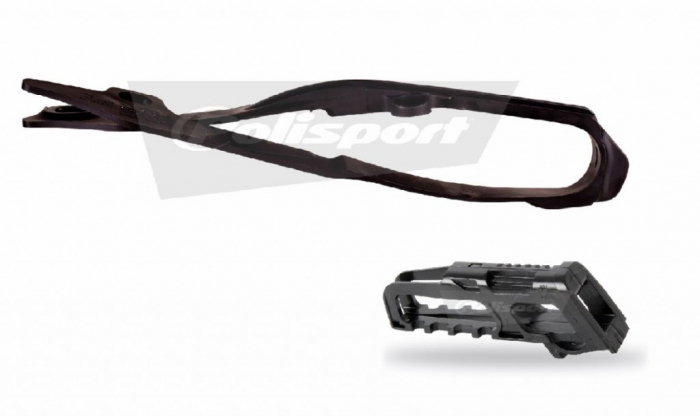 Chain guide / slider kit POLISPORT Negru [1]