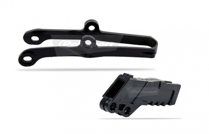 Chain guide / slider kit POLISPORT Negru [1]