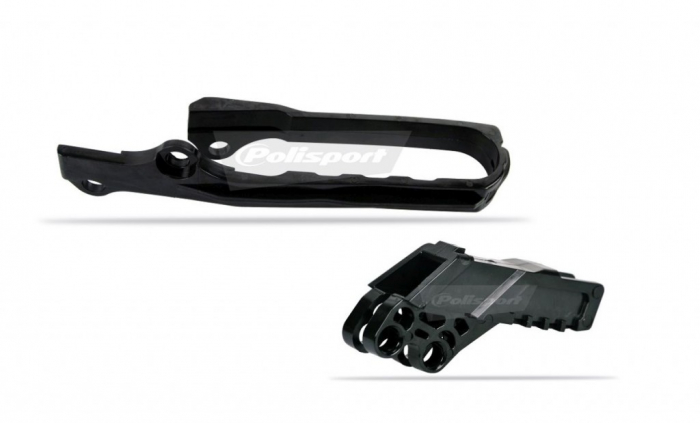 Chain guide / slider kit POLISPORT Negru [1]