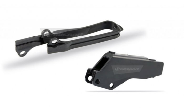 Chain guide / slider kit POLISPORT Negru [1]