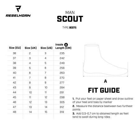 Cizme moto touring Rebelhorn Scout  [6]