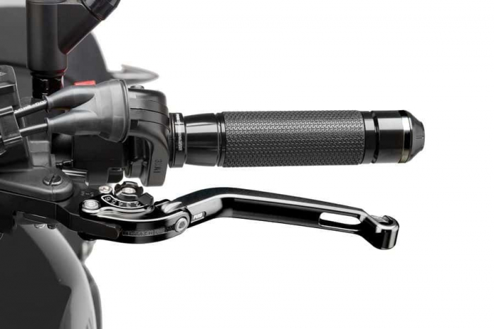 Clutch lever without adapter PUIG 260NN foldable black/black [1]