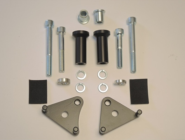 Crash protectors RDMOTO Y16-PH01K black polyamide [3]