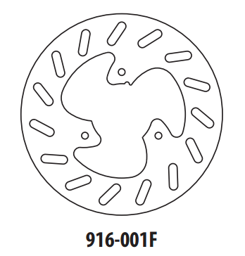Disc de frana GOLDFREN 916-001F fata 190 mm [1]