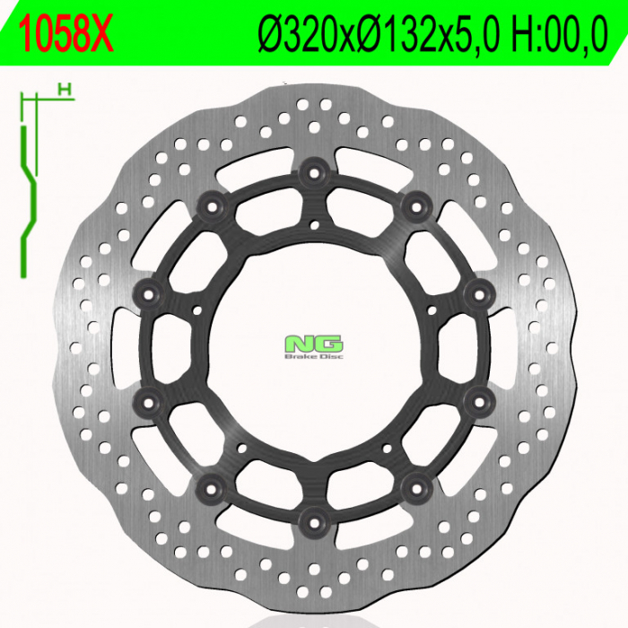 Disc de frana NG 1058X [1]