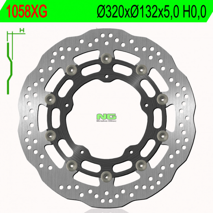 Disc de frana NG 1058XG [1]