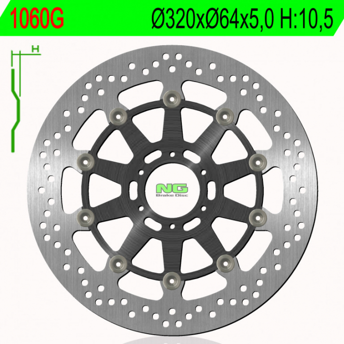 Disc de frana NG 1060G [1]