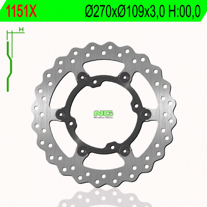 Disc de frana NG 1151X [1]