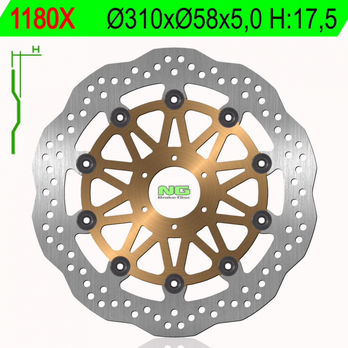 Disc de frana NG 1180X [1]