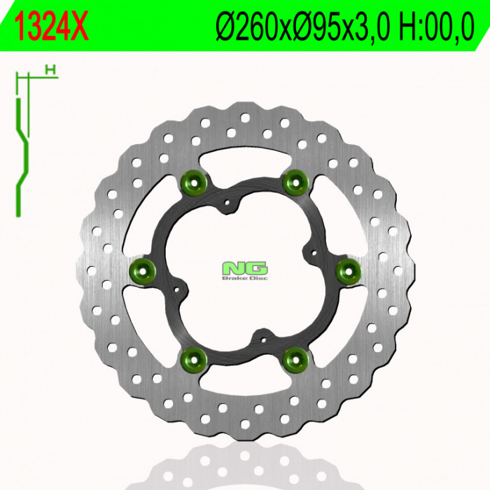 Disc de frana NG 1324X [1]