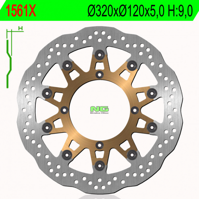 Disc de frana NG 1561X [1]