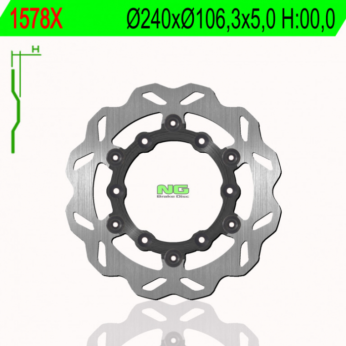 Disc de frana NG 1578X [1]