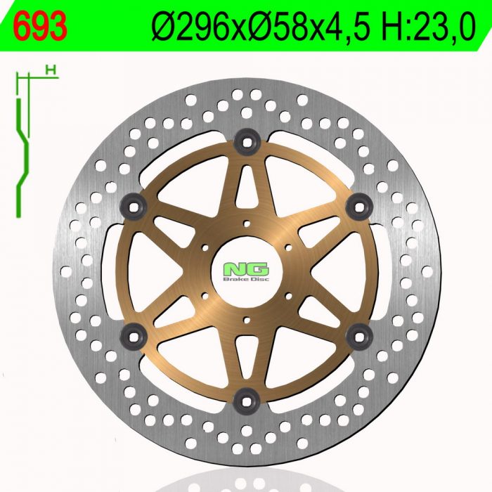Disc de frana NG 693 [1]