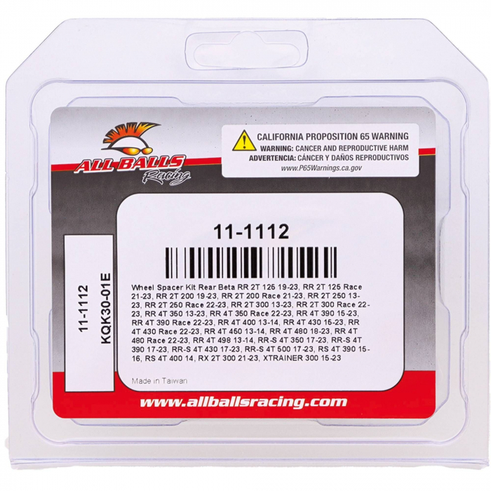 Distantieri roata All Balls Racing WS11-1112 [4]