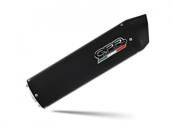 Dual bolt-on silencer GPR FURORE S.43.FUNE Matte Black including removable db killers [5]
