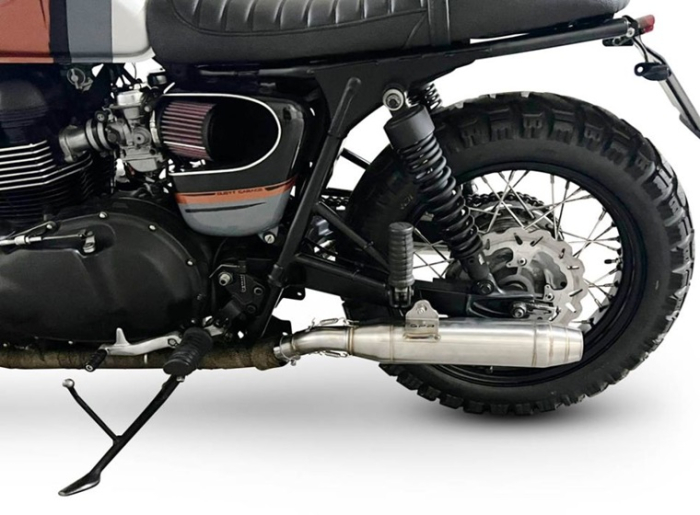 Dual slip-on exhaust GPR DEEPTONE INOX T.70.DE Brushed Stainless steel including removable db killers and link pipes [5]
