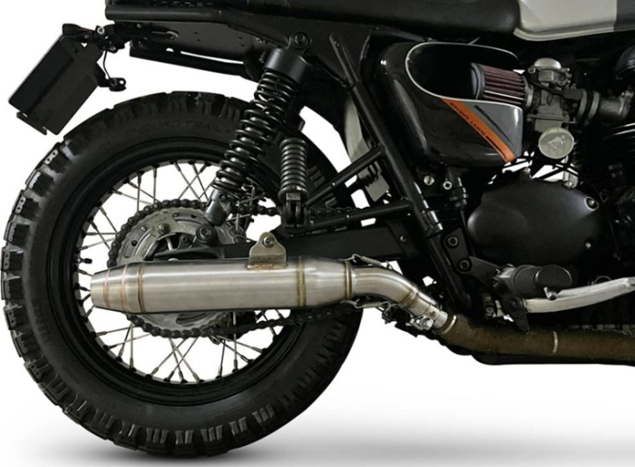 Dual slip-on exhaust GPR DEEPTONE INOX T.70.DE Brushed Stainless steel including removable db killers and link pipes [7]