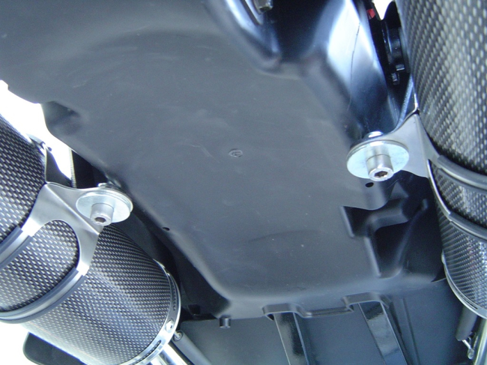 Dual slip-on exhaust GPR INOX TONDO H.123.CAT.IT Brushed Stainless steel including removable db killers, link pipes and catalysts [5]