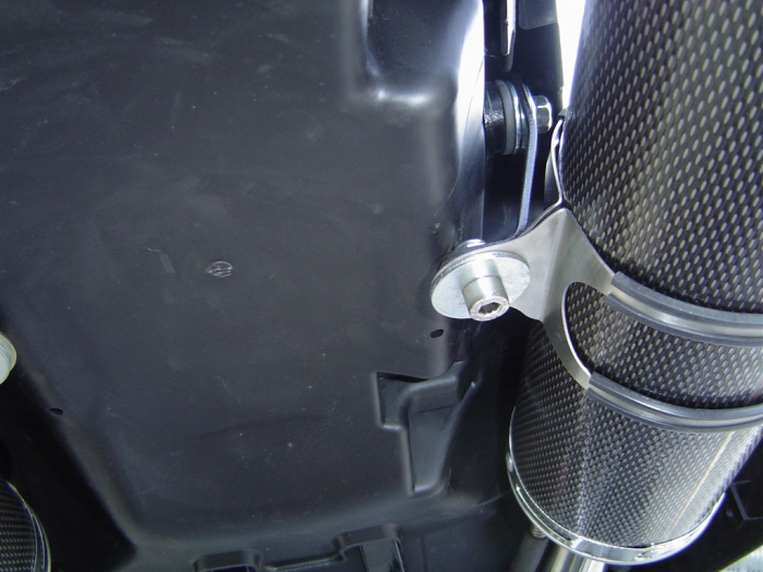 Dual slip-on exhaust GPR INOX TONDO H.123.CAT.IT Brushed Stainless steel including removable db killers, link pipes and catalysts [4]