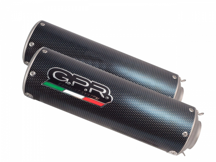 Dual slip-on exhaust GPR M3 S.158.M3.PP Brushed Stainless steel including removable db killers and link pipes [2]