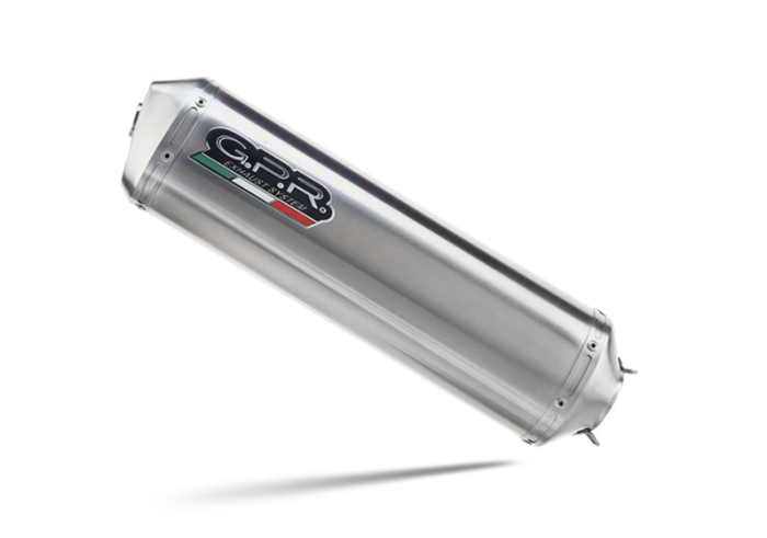 Dual slip-on exhaust GPR SATINOX Y.44.CAT.SAT Brushed Stainless steel including removable db killers, link pipes and catalysts [5]