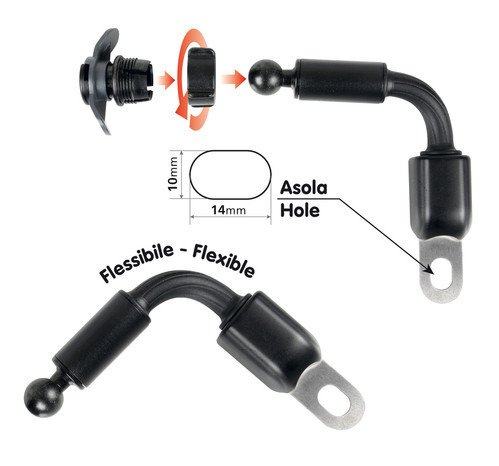 Prindere oglinda Lampa Opti Arm [3]