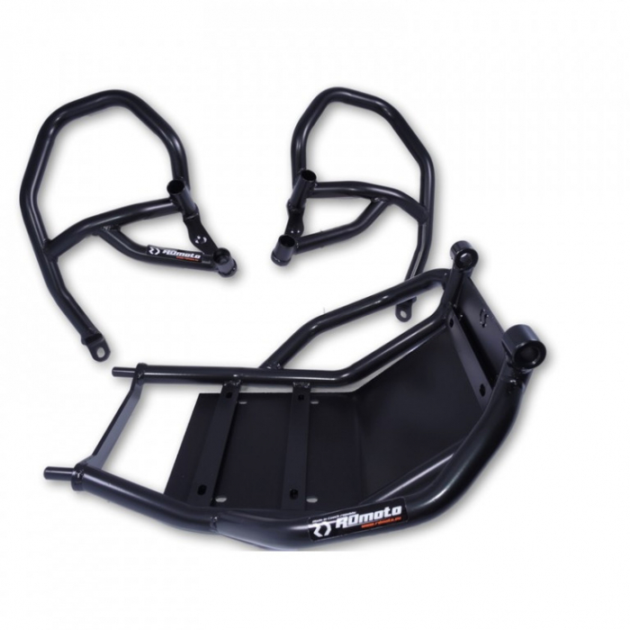 Engine guards RDMOTO CF124KD matt black upper + lower [1]