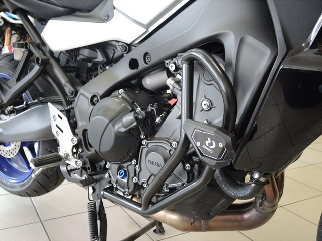 Engine guards RDMOTO CF158KDSL01K Negru (with protectors) [2]