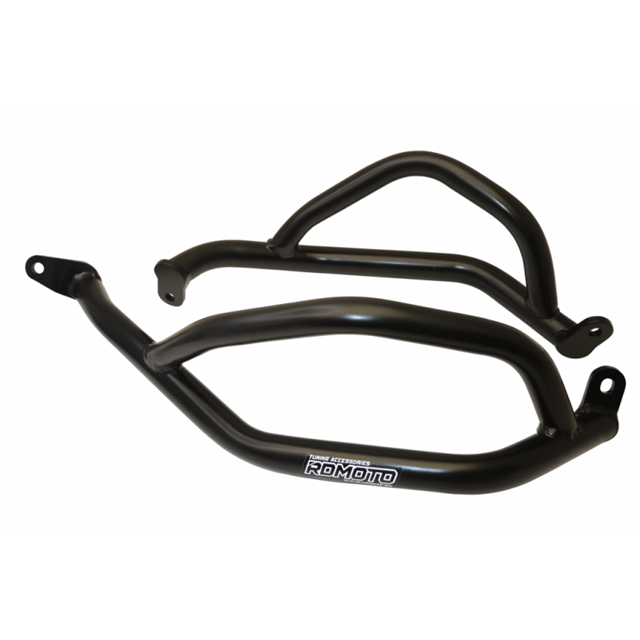 Engine guards RDMOTO CF198KD Negru lower+upper frames [4]