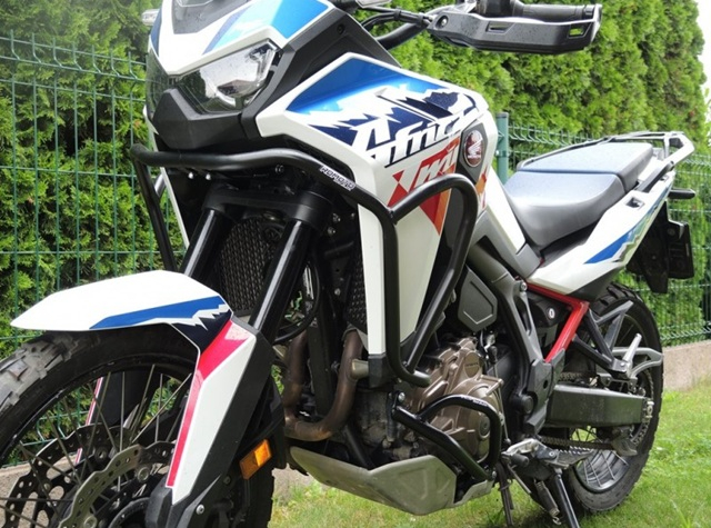Engine guards RDMOTO CF198KD Negru lower+upper frames [3]