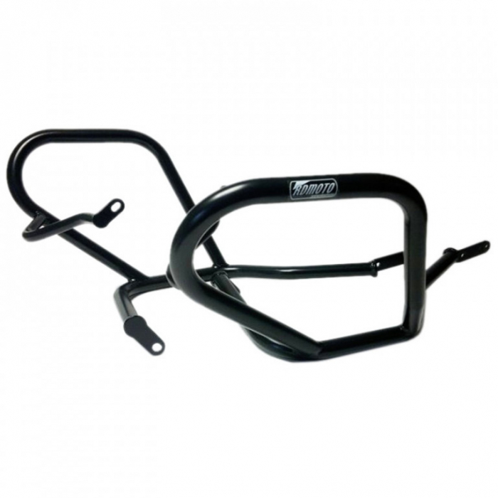 Engine guards RDMOTO CF28KD matt black without strut under the headlight [1]