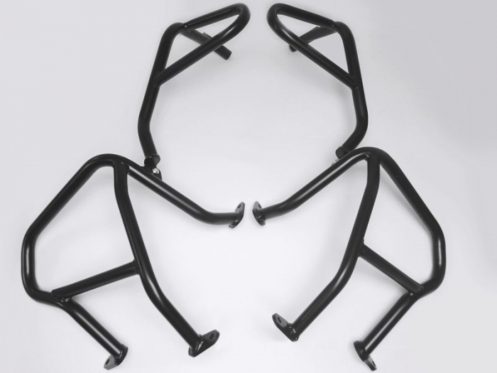 Engine guards RDMOTO CF46KD Negru upper + lower [1]