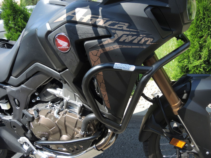 Engine guards RDMOTO CF57KD matt black upper + lower [1]
