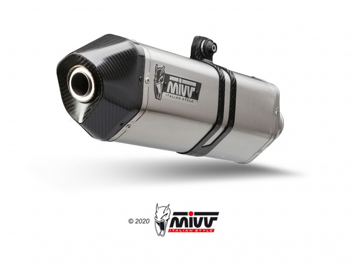 Evacuare MIVV SPEED EDGE M.013.LRX Otel inoxidabil/Capac carbon [1]