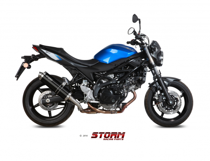 Evacuare STORM OVAL 74.S.045.LX1B negru otel [2]