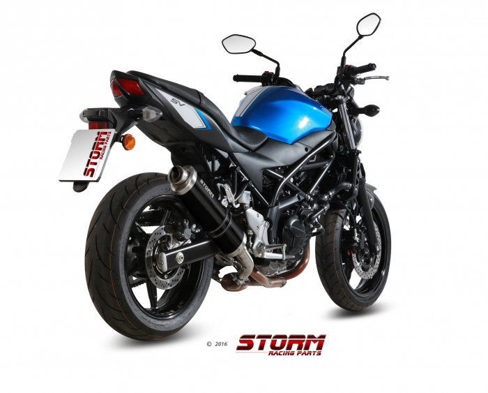 Evacuare STORM OVAL 74.S.045.LX1B negru otel [3]