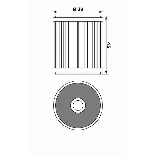 Filtru de ulei MIW Y4015 (alt. HF142) [2]