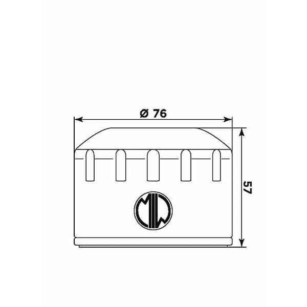 Filtru de ulei MIW P5002 (alt. HF184) [2]
