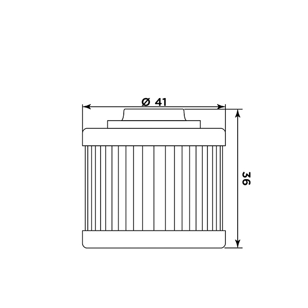 Filtru de ulei MIW P5011 (alt. HF186) [2]