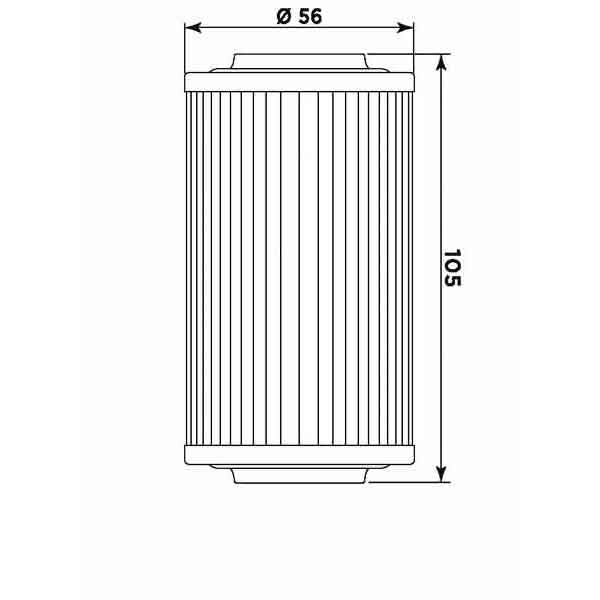 Filtru de ulei MIW BO14001 (alt. HF556) [2]
