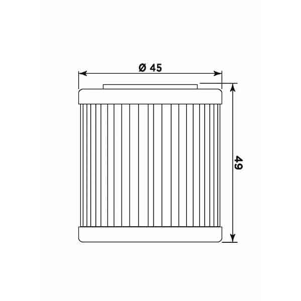 Filtru de ulei MIW HU18002 (alt. HF563) [2]