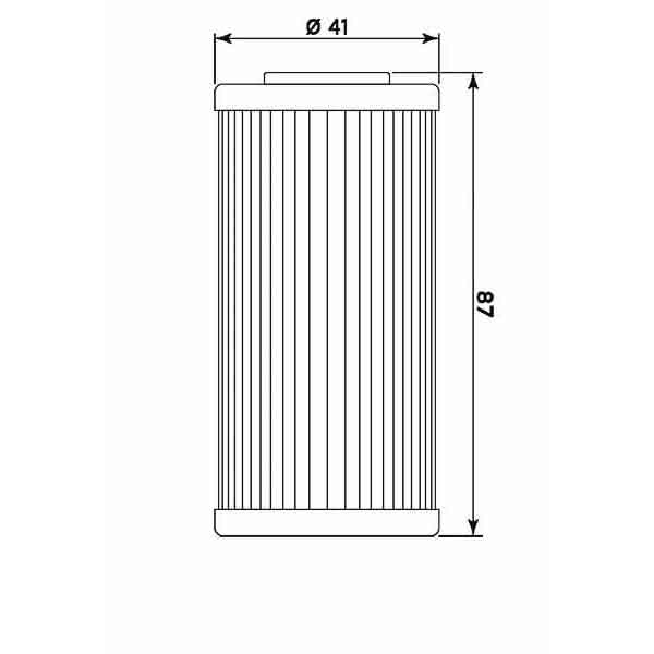 Filtru de ulei MIW B9006 (alt. HF611) [2]