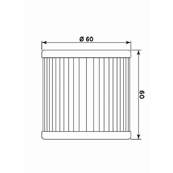 Filtru de ulei MIW HY19001 (alt. HF681) [2]