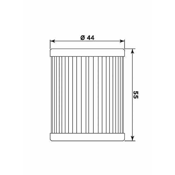 Filtru de ulei MIW Y4017 (alt. HF972) [2]