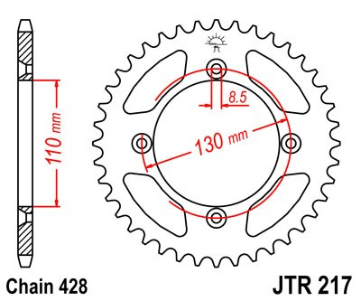 Foaie spate JT JTR 217-50 50T, 428 [2]