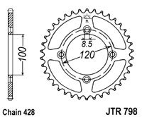 Foaie spate JT JTR 798-50 50T, 428 [2]