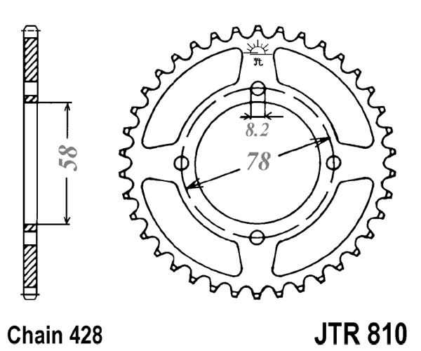Foaie spate JT JTR 810-48 48T, 428 [1]